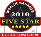 2010 five star overall satisfaction wealth manager